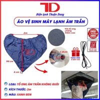Áo vệ sinh Máy Lạnh không đuôi, túi vệ sinh máy lạnh tốt nhất TẶNG KÈM DÂY XỎ - Điện Lạnh Thuận Dung