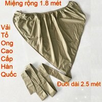 Áo vệ sinh máy lạnh vải tổ ong Hàn Quốc cao cấp tốt nhất thị trường - Túi bạt trùm vệ sinh máy lạnh điều hòa