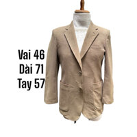 🌵Áo Vest Blazer NAM nhung tăm 1m70 Lỗi tay áo vài vết ố nhẹ hình cuối sale (Hàng Si Nhật Bản )