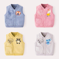 Áo Vest Cho Bé Mùa Thu Quần Áo Sơ Sinh Áo Vest Bé Trai Trẻ Em Áo Khoác Ngoài Thời Trang Quần Áo Bé Gái Xuân Thu Bé Áo Khoác20250309
