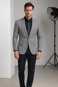 Áo vest demi nam ghi g33