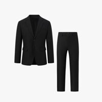 Áo Vest Đen Biluxury Cao Cấp 9AVBH510DEN Và Quần Âu 9QAVH510DEN