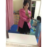 Áo Vest hàn hồng cánh sen