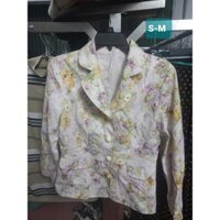 áo vest họa tiết hoa S-M MS68