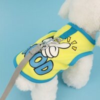 Áo Vest kéo gấu chó Teddy Bichon Pomeranian Chó con nhỏ Quần áo mèo cưng / 0023