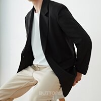 Áo Vest Màu Đen Cao Cấp Công Sở BUTTONS