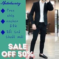 Áo vest nam 1 cúc thời trang hàng cao cấp chuẩn form kiểu Hàn Quốc đơn giản phong cách lịch lãm Menswear Jean