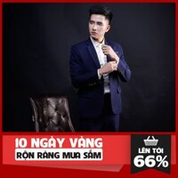 Áo vest nam [⚡BIG SALE⚡] Áo vest nam xanh tím than FULL SIZE, form slimfilt chuẩn Hàn Quốc, chống nhăn, chống nhàu