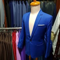 Áo vest nam màu xanh coban mềm mịn form ôm body