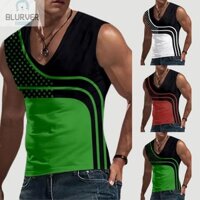 Áo Vest Nam Mùa Hè Tank Top 3D In Hình Thể Hình Cổ Điển Giải Trí