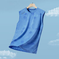 Áo Vest Nam Thoáng Khí Hàn Quốc Áo Thun Nam Không Tay Nhanh Khô Cổ Tròn Thanh Niên Top