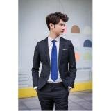 Áo vest nam Titishop AVN109 màu đen phối viền túi ( đen )