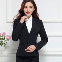 ÁO VEST NỮ ĐEN TAY DÀI 16