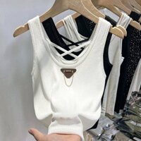Áo Vest Nữ Phong Cách Mới 2024 Sling Áo Không Tay