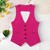 Áo Vest nữ phù hợp có thể điều chỉnh Áo Vest phong cách cổ điển dành cho nữ Áo Vest không tay cổ chữ V sành điệu có túi cho nữ Áo khoác ghi lê cho nữ Hoàn hảo cho trang phục mặc quần áo