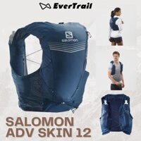 Áo Vest Nước Chạy Trail Salomon ADV Skin 12 - Xanh