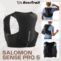Áo Vest Nước Chạy Trail Salomon ADV Skin 5 - Đen