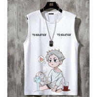 Áo vest phong cách Hồng Kông cho nam, kích thước lớn, rộng rãi, phù hợp với mọi trang phục, thoáng khí, áo tập thể dục