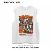 Áo vest thể thao nam mùa hè, áo thun không tay nam