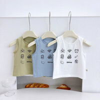 Áo Vest trẻ em mùa hè Áo sơ mi Cotton cho bé