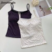 Áo Vest treo không tay tích hợp ren hoa dành cho nữ