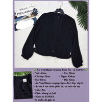 🌿Áo Vest/Blazer nữ croptop form Âu - 2hand, si tuyển JAPAN🌿Eo <90cm