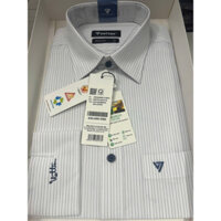 ÁO VIETTIEN DÀI TAY SỌC ĐỨNG VẢI ĐẸP