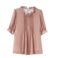 Áo voan chấm bi quý cô cao cấp (thời trang Lolita xinh) HN02-1221