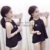 áo voan cổ yếm