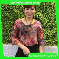 Áo Voan Lụa Hàng Quảng Châu tay nơ 085 1 2 3 4 5  YQLBIQV9