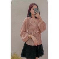 Áo voan tay dài giá rẻ