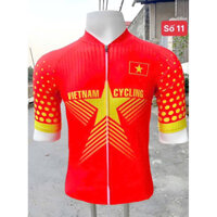 ÁO XE ĐẠP VIỆT NAM CHẤT THUN GÂN CAO CẤP