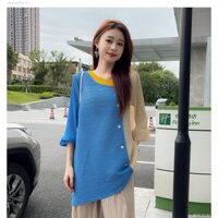 Áo xếp li nữ, Áo thun Cardigan nửa tay xuất khẩu mới mùa hè cho nữ -2025-02-28