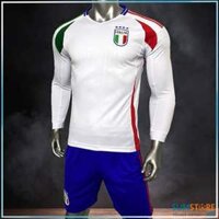 Áo Ý – Italia Trắng Dài Tay 2024