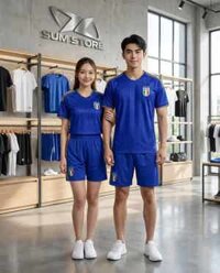 Áo Ý – Italia Xanh Sân Nhà Thun Mè