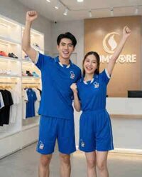 Áo Ý – Italia Xanh Thun Mè Có Cổ