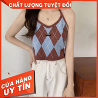 Áo yếm Croptop Kẻ Sọc Caro