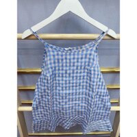 Áo Yếm Nữ Caro Đuôi Cá 🦋 Áo 2 Dây Nữ Sát Nách Vải Thô 3 Màu 🦋 CARI SHOP SP001147