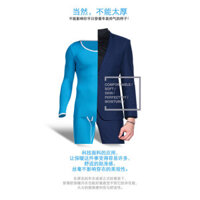 Áo Yếu Tố Nam Mỏng Phong Cách Modal Slim-fit Cổ Tròn Đáy Áo Sơ Mi Quần Áo Mùa Thu Quần Dài Thanh Niên Giữ Nhiệt Phù Hợp Với Quần Lót Nam