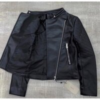 Áo Zara Leather Bike Jacket