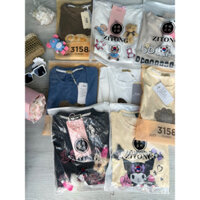 Áo Zitong QC kèm phụ kiện xinh xỉu