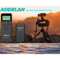 AODELAN Wireless Remote Timer and Trigger LCD Camera Shutter Release For Selected Cameras