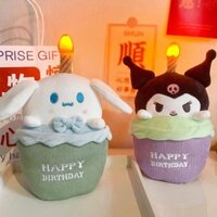 AOK LAND  Gấu bông Thú Bông bánh sinh nhật Happy Birthday  làm quà tặng cao cấp Siêu cute 20cm