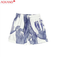Aokong Mùa hè mỏng mới của Mỹ retro quần short nam dáng rộng đa năng xếp nếp quần thể thao ống rộng