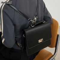 Aolang Cặp Đi Học Đeo Chéo Phong Cách Cổ Điển Dành Cho Học Sinh