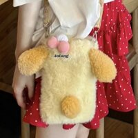 Aolang Túi Đeo Vai Đầu Bếp Dễ Thương Chó Con Bánh Sang Trọng Thời Trang Messenger Túi Điện Thoại Di Động Ví Đựng Tiền Xu