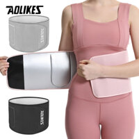 Aolikes hỗ trợ eo brace silver ion layers sweat belt sports running body fitness shaper belly slimming waist trainer bảo vệ thắt lưng