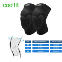 Aolikes Miếng đệm đầu gối bảo vệ chống trượt xốp dày (1 đôi)