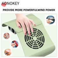 AONOKEY Máy Hút Bụi Móng Tay , Với Hai Quạt Dụng Cụ Làm Móng Tay Máy Hút Móng Tay, Im Lặng Công Suất Mạnh 40W Nail Art Bụi