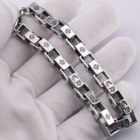 ⚡️ORDER⚡️Vòng Tay Mắt Xích CHROME HEART Nam Tính / Lắc tay Móc xích Chrome heart Nam Mạnh Mẽ 2024 Hot Trend/ CH bracelet